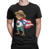 Coqui Frog Puerto Rico Flag Puerto Rican Cotton T Shirt For Men Summer  Streetwear T Shirts ONeck Harajuku Tees Oversized Tops