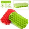 37 Cavity Honeycomb Ice Cube Trays Mold Reusable Silicone Ice Cube Mold BPA Free Ice Cream Maker with Lids DIY Popsicle Mold