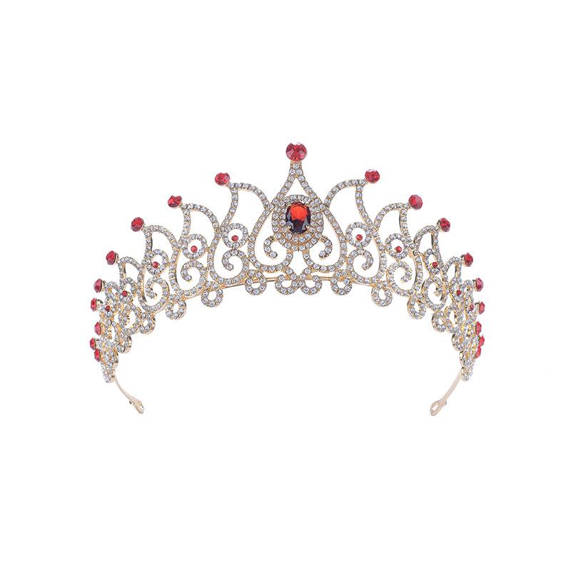 

Корейская популярная роскошная свадебная корона из циркона, свадебная корона со стразами, корона принцессы, свадебные аксессуары