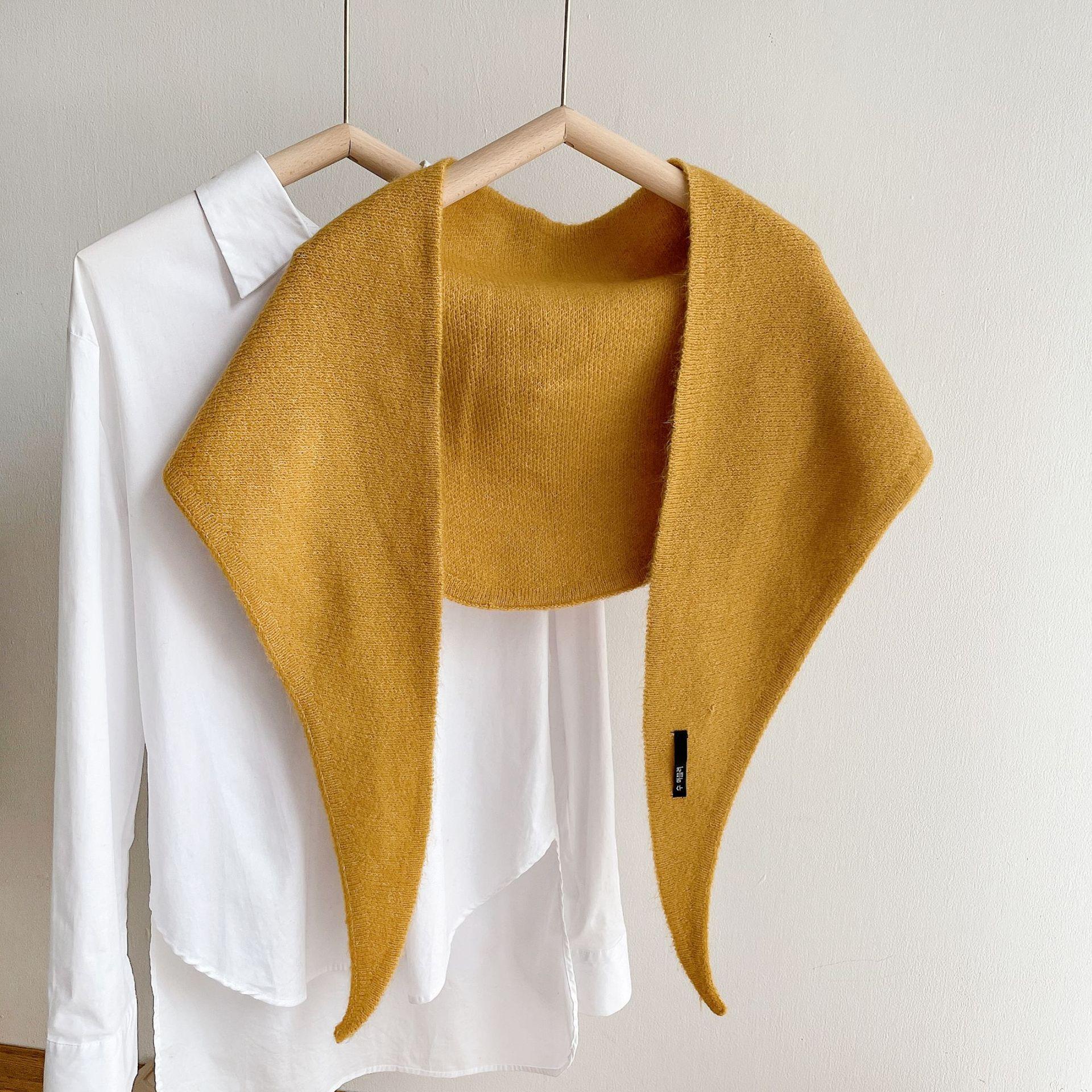 

New 2024 Cashmere Scarf Winter Women Shawls Warm Blanket Wraps Female Foulard Bandana Brand solid Scarves Pashmina knitting One Size