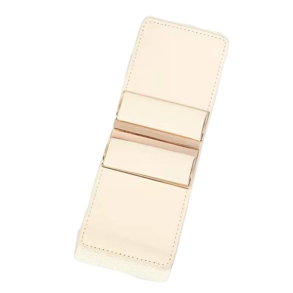 Waist Defining Elastic Wide Belts Solid Color Dress Belt Stretch Waistband  Coat Accessories