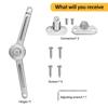 ABKP-50LBS Capacity Lid Support Hinge-110° Open Angle Heavy Duty Lid Stay For Upper & RV Cabinets