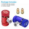 2 Pz Adattatore Connettore Rapido R1234Yf Lato Alto/Basso Auto Ac R1234Yf Accoppiatori Rapidi Adattatori Refrigerante Kit di Conversione