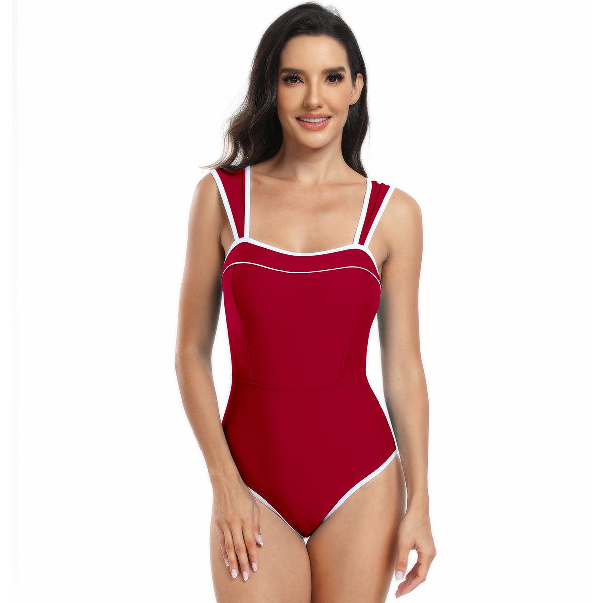 

2024 Женский спортивный сексуальный слитный купальник и набор бикини 2XL