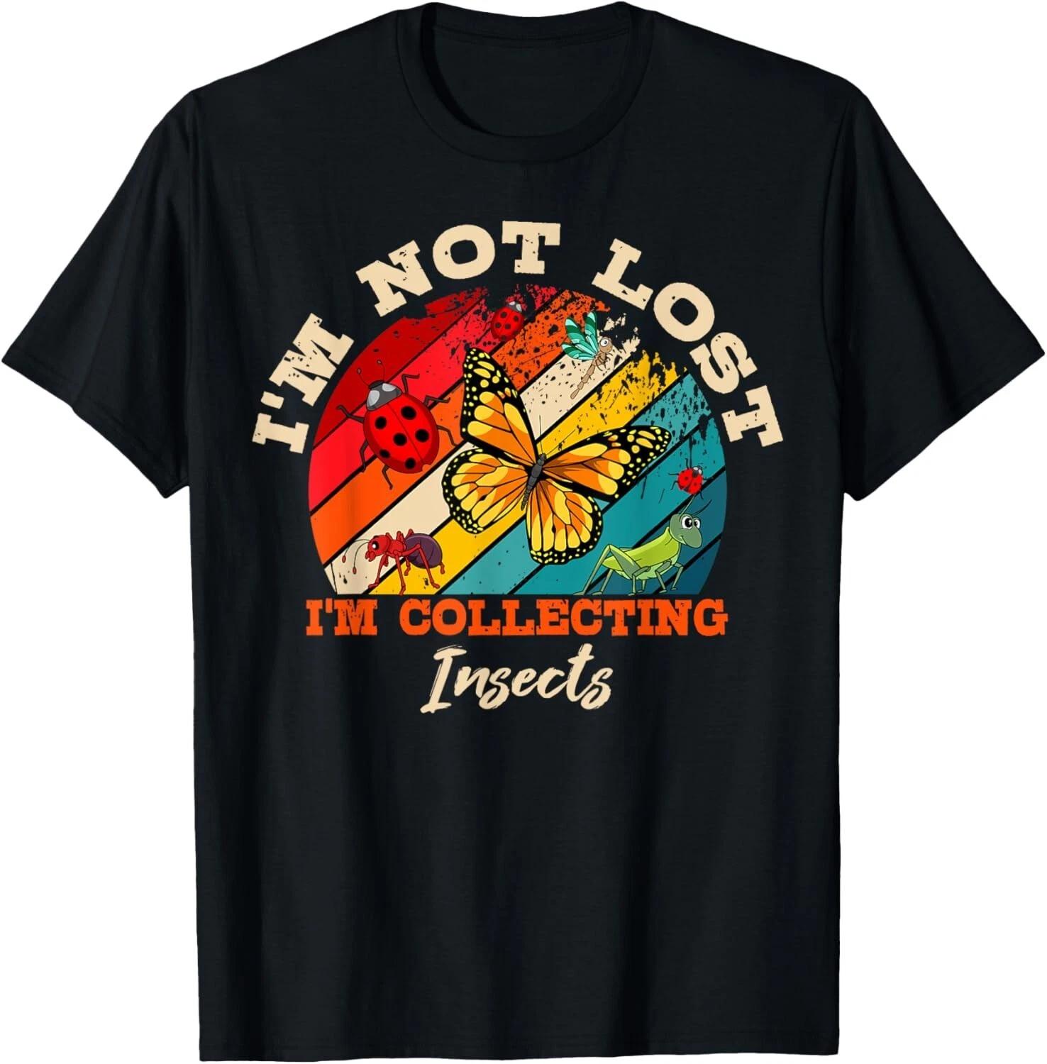 Entomologist Retro Vintage Entomology Collecting Insect Gift Unisex T-Shirt 4XL