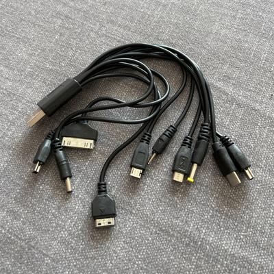 USB duomenų kabelis 1 Drag 10 Daugiafunkcis Plug Play Plačiai suderinamas įkrovimas USB