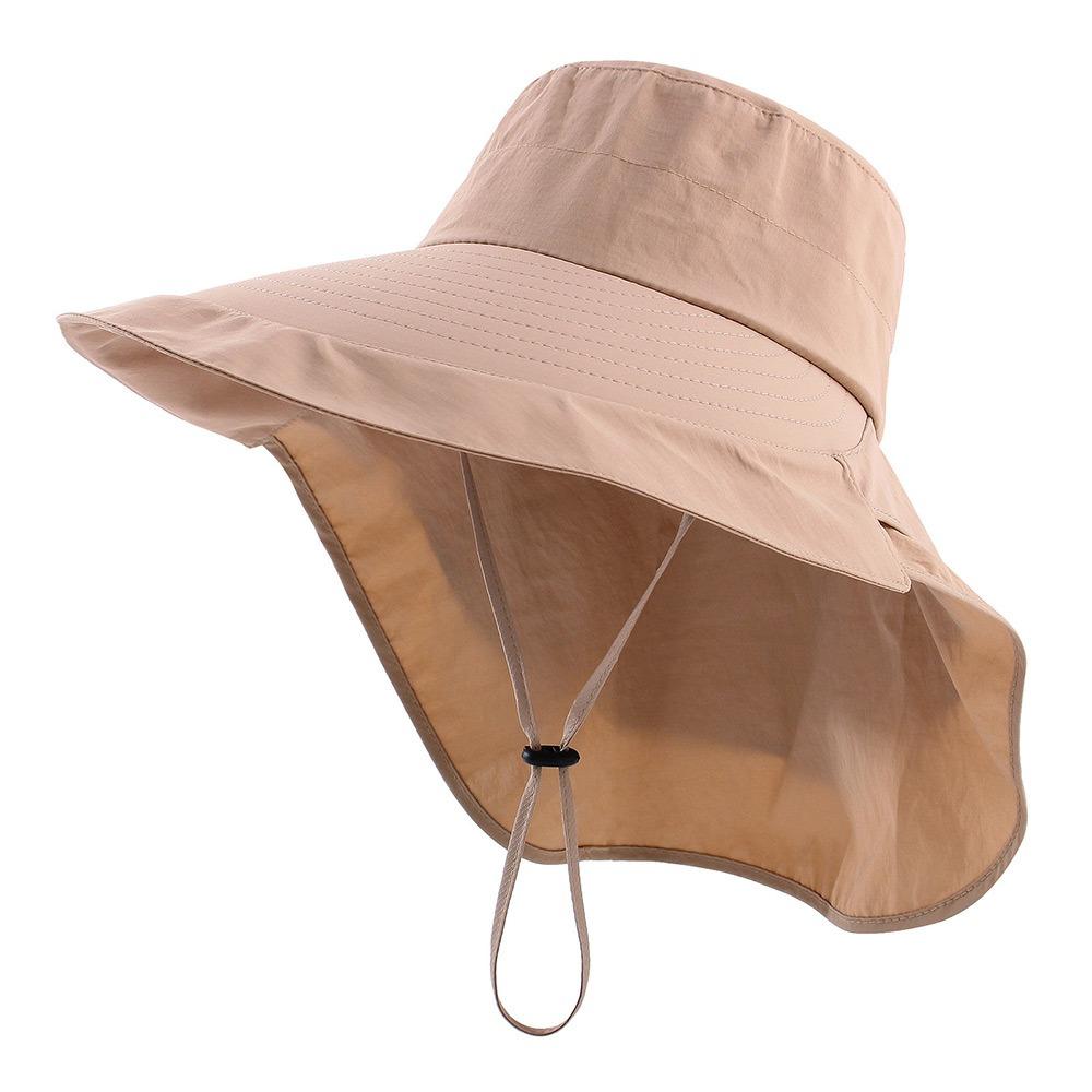 UV Protection Outdoor Bucket Hat Foldable Neck Flap Hat  for Hiking Fishing Travel