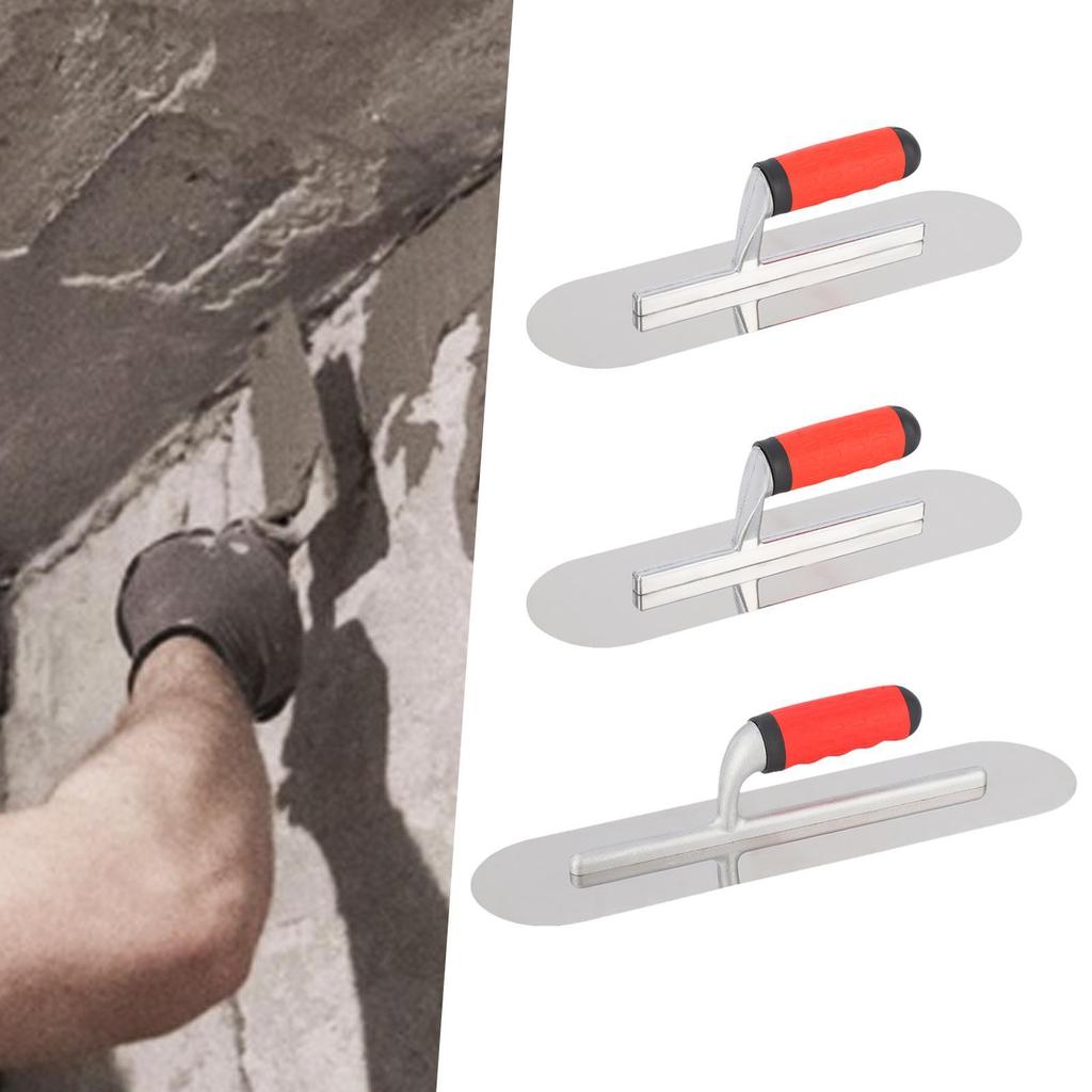 Building Tool Hand Plaster Trowel Stainless Steel Concrete Smoothing Spatula for Drywall and Tile Sealing