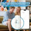 Zigbee Temperature And Humidity Sensor App Remote Monitor Indoor Thermometer Hygrometer Smart Home Works With Zigbee Gateway