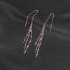 Boucles d'oreilles à pampilles en argent S925 et gypsophile Banyan Tree - Style long tendance pour femme 2021