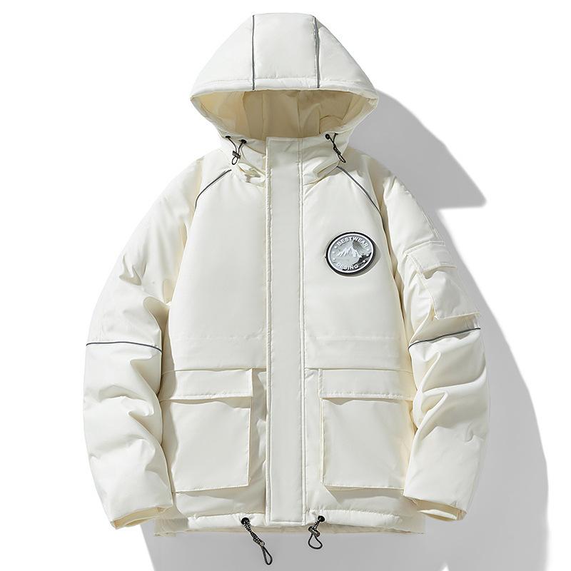 Winter new high-quality short down jacket men's cold-proof, windproof and wear-resistant jacket for men and women's couples