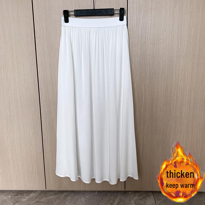 Hanfu nou pentru femei 2024, fustă cu față de cal: Fustă lungă trendy în stil chinezesc pentru purtare zilnică și navetă