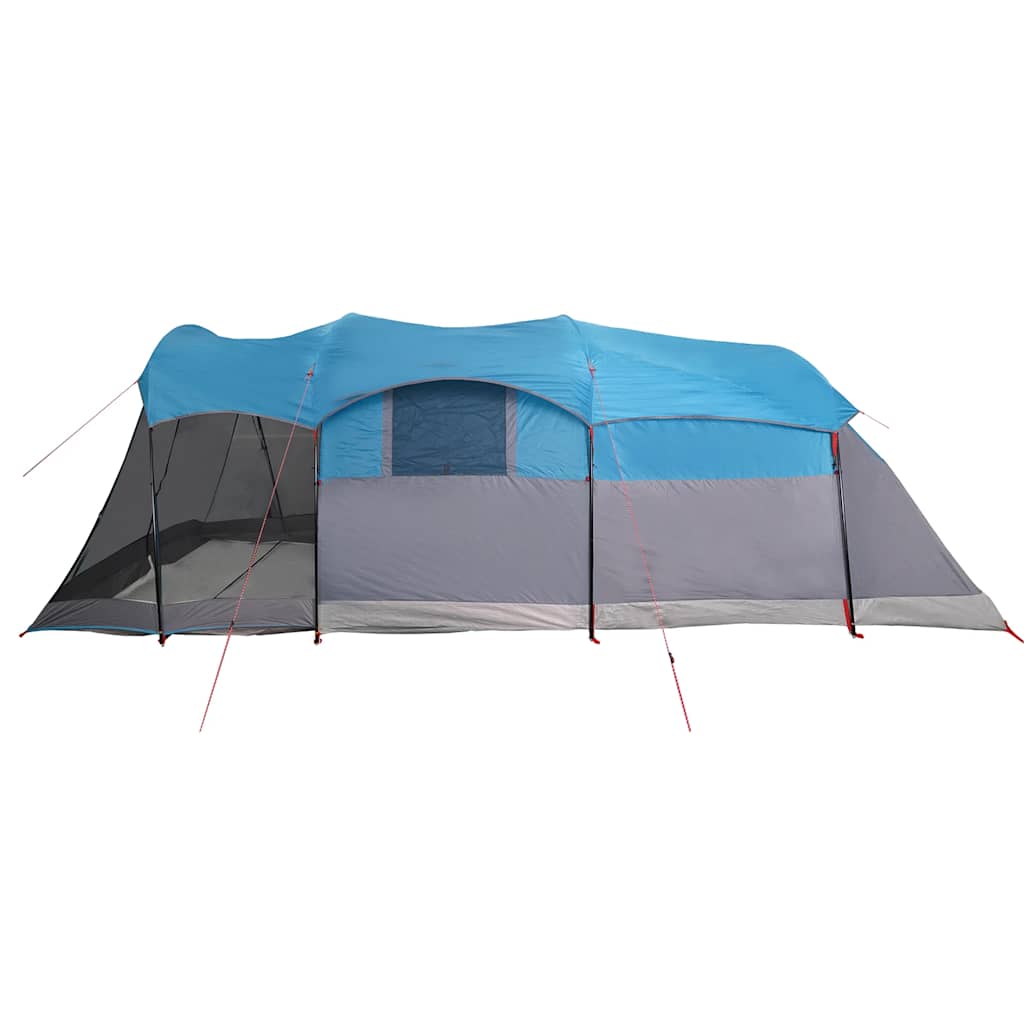 Tunnel Family Tent for 8 Persons Blue Waterproof