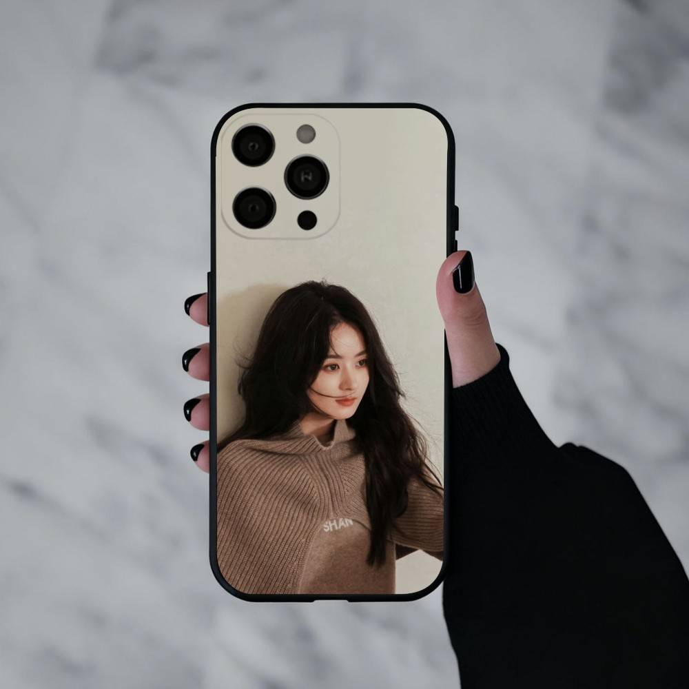 Oriental-Beauty Actress Zhao Liying Phone Case For iPhone 17pro, 16,15,14,13,12,11 X XR Plus,Others Soft Black Cover