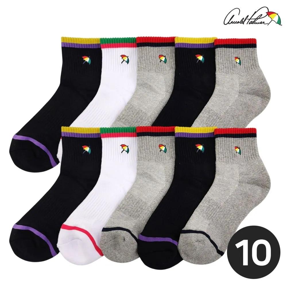 Arnold Palmer Women s Foot File Ankle Thick Sports Hiking Socks 10-Pair Set (5+5) 10-pair set