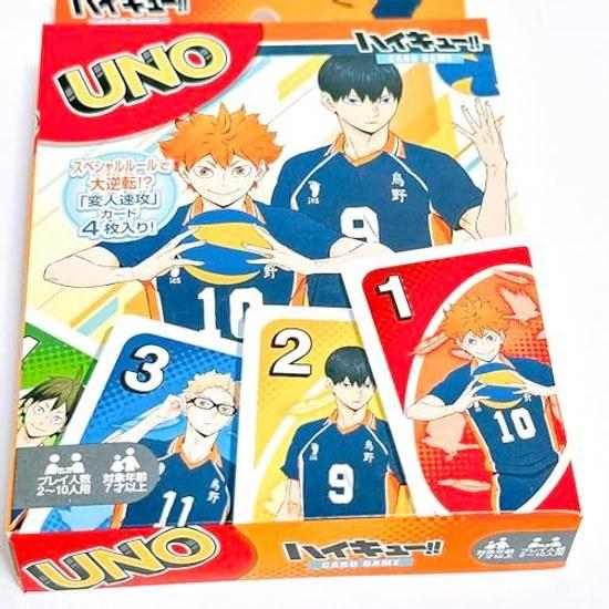 Uno Haikyuu Playing Cards Approximately H87W56mm Paper