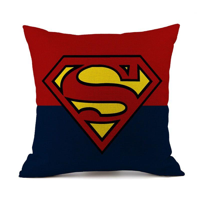 Elegante Superhelden Spiderman Ironman Superman Kissenbezug Mit Unsichtbarem Reißverschluss