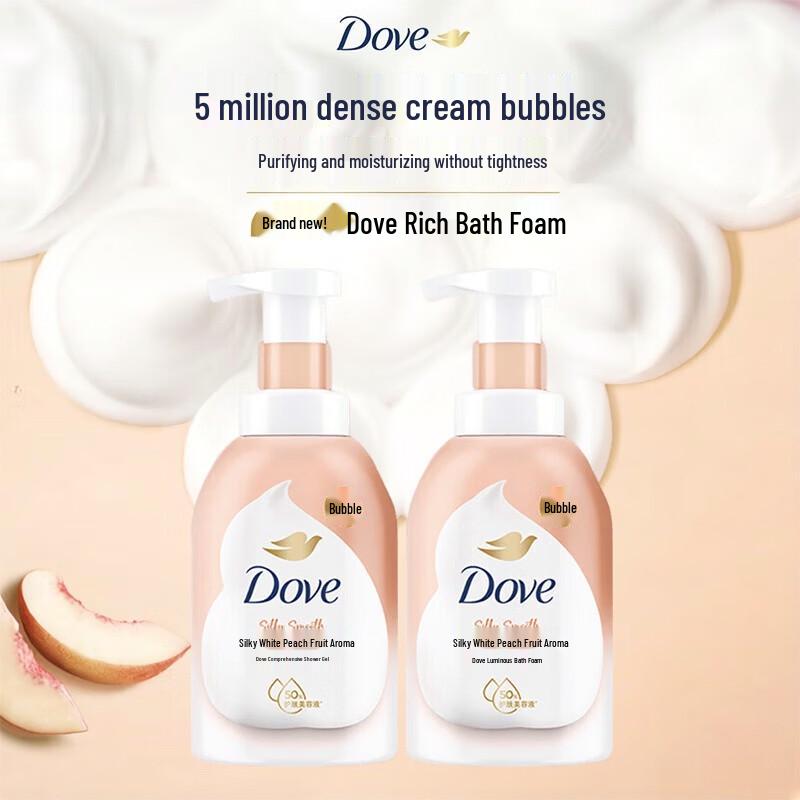 

Dove White Peach Foaming Body Wash