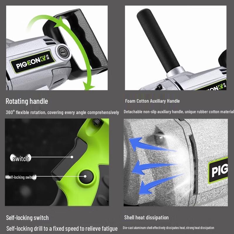 Pigeon G6-16A Industrial Electric Mixer CN plug (adapter included)