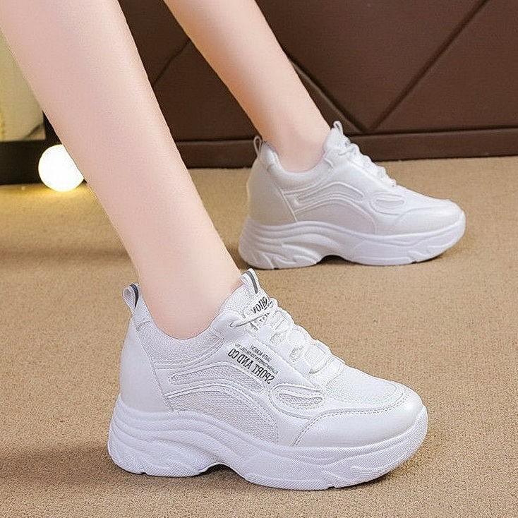 Small dad shoes women's versatile fried street 2025 new spring and autumn platform casual shoes Internet celebrity explosion