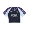 X Series American Football Trendy Fashion Comfortable Breathable Slim Fit V-Neck Short Sleeve Summer T-Shirt Women Tops Black KPDHCTD60-990