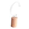 Elegant Watch Stand with Wooden Base for Retail Sales and Home Display