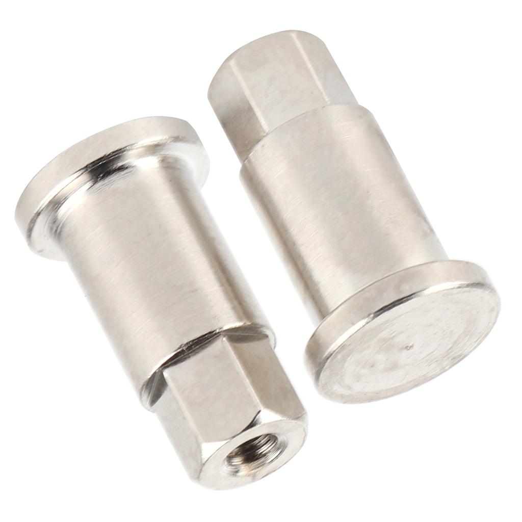 2Pcs RC Car Front Wheel Metal Axle Shortened for WPL D12 Spare Parts Modification Accessories