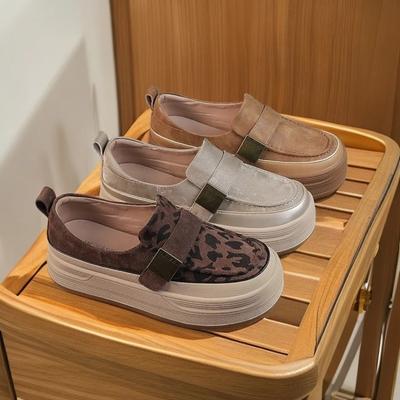 Enkelschoenen Herfst Grote Maat Mode Retro Casual Sport Verhogend Poppenbord Schoenen Tide