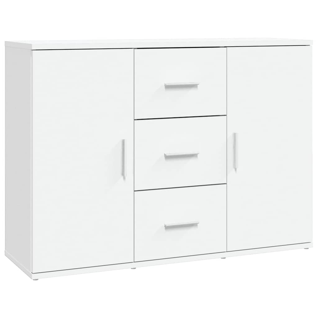 vidaXL Sideboard Weiß 91x29,5x65 cm Holzwerkstoff