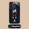Demon Slayer Tengen Uzui Phone Case for iPhone 16 15 14 13 12 11 Pro Max Plus Mini MagSafe Glass Colour Printing Pretty Luxury