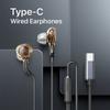 3.5mm Wired Headset Heavy Bass Stereo Earphones Music Earphones Type C Earphones  Mobile Phone