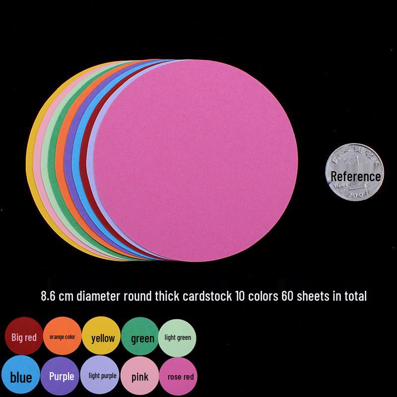 Carton colorat gros: Forme de Inimă, Stea, Floare de Prun și Rotunde pentru Origami și Meșteșuguri pentru Copii