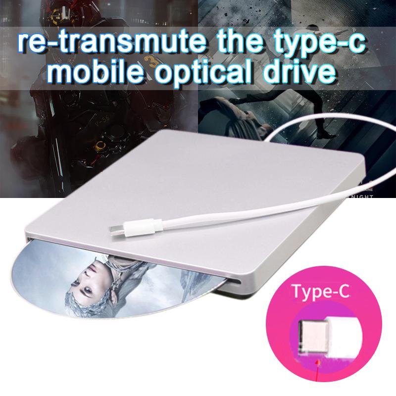 

USB-C SuperDrive USB Type-C Зовнішній DVD-привід для запису компакт-дисків DVD CD +/-RW Rewriter