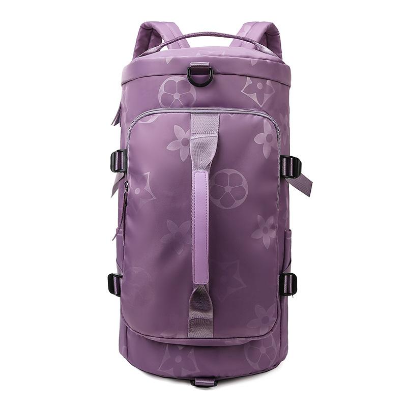 Street Trend Fitness Bag with Shoe Compartment Large Capacity Out Messenger Sports Handbag Travel Bag