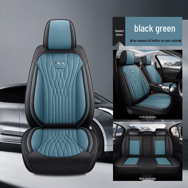All-Season Full Leather Universal Car Seat Cover Cushion