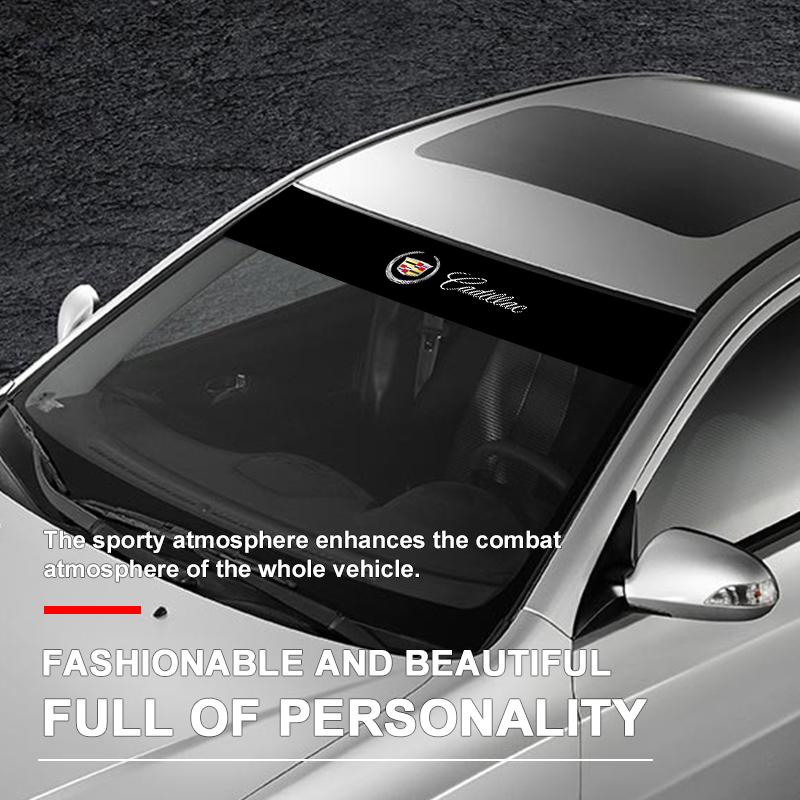 Pegatinas Reflectantes para Parabrisas Delantero y Trasero de Coche Para Cadillac CT5 CT6 CTS Seville ATS CT4 XTS Celestiq Ciel Escala SRX XT4 XT5 XT6 EV XLR Elmiraj EXT