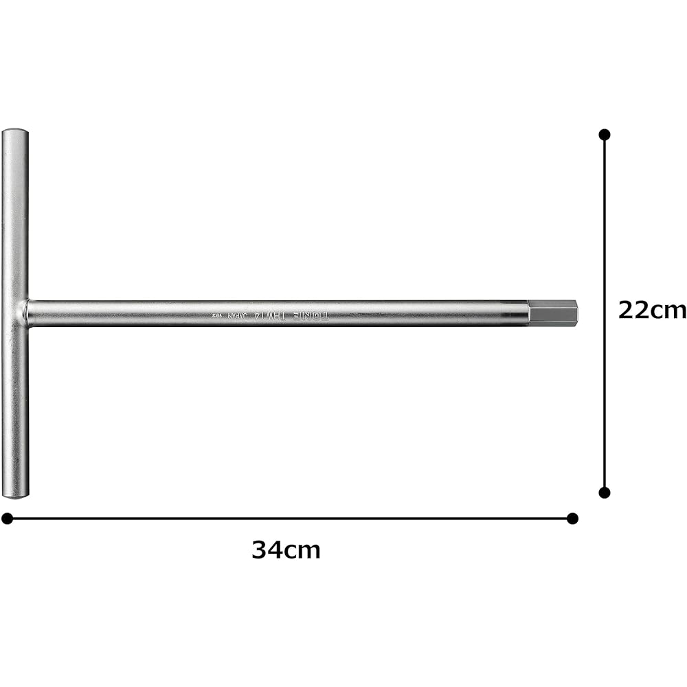 Tone T-type Hexagon Wrench THW-14 14mm Dual-Sided Tool
