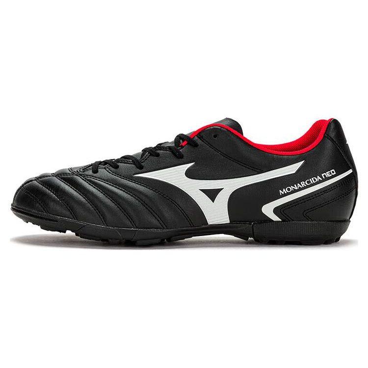 

Mizuno Monarcida Neo 2 Select AS Суперволокно Противоскользящие Прочные Футбольные бутсы для искусственного газона Мужские футбольные бутсы Черные Белые Красные P1GD210501 40.5