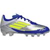 Adidas F50 League Abrasion Resistant Low Top Kids' Soccer Shoes Silver Blue Sneakers IH0920