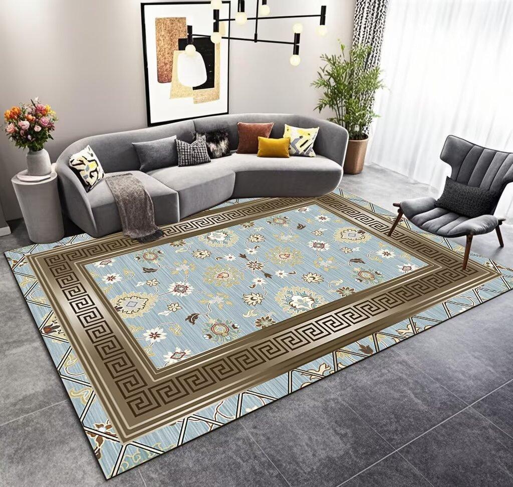 

Large Living Room Antiskid Carpet Customizable Gaming Room Decoration Rug Soft Room Decoration Home Mats Lint-free Easy Cleaning 60*90cm