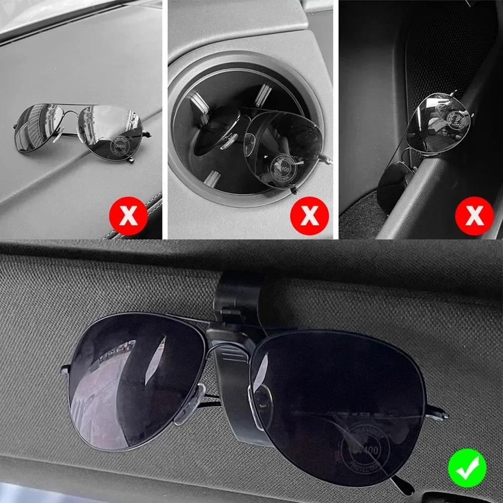 Car Stickers For Alfa Romeo Sunglasses Clip Auto Sun Visor Car Glasses Case Card Ticket Pen Holder For Alfa Romeo Giulia Stelvio