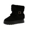 Winter New Thick-soled Sleeve Tall Plush Snow Boots Women's Tall Stacking Socks Boots