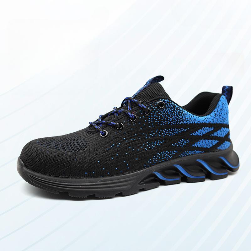 Fashion High Quality Mens Sneakers Anti-smash Puncture-Proof Men Work Safety Shoes Outdoor Indestructible Non-slip Running Shoes Plus 46