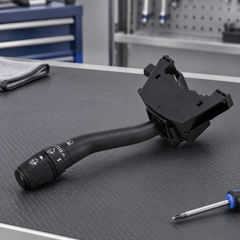 YL3Z13K359ABA Multifunction Combination Stalk with Wiper and Washer Position Symbols for 1999-2003 F150, Black ABS Housing and Existing Wiring Layout,