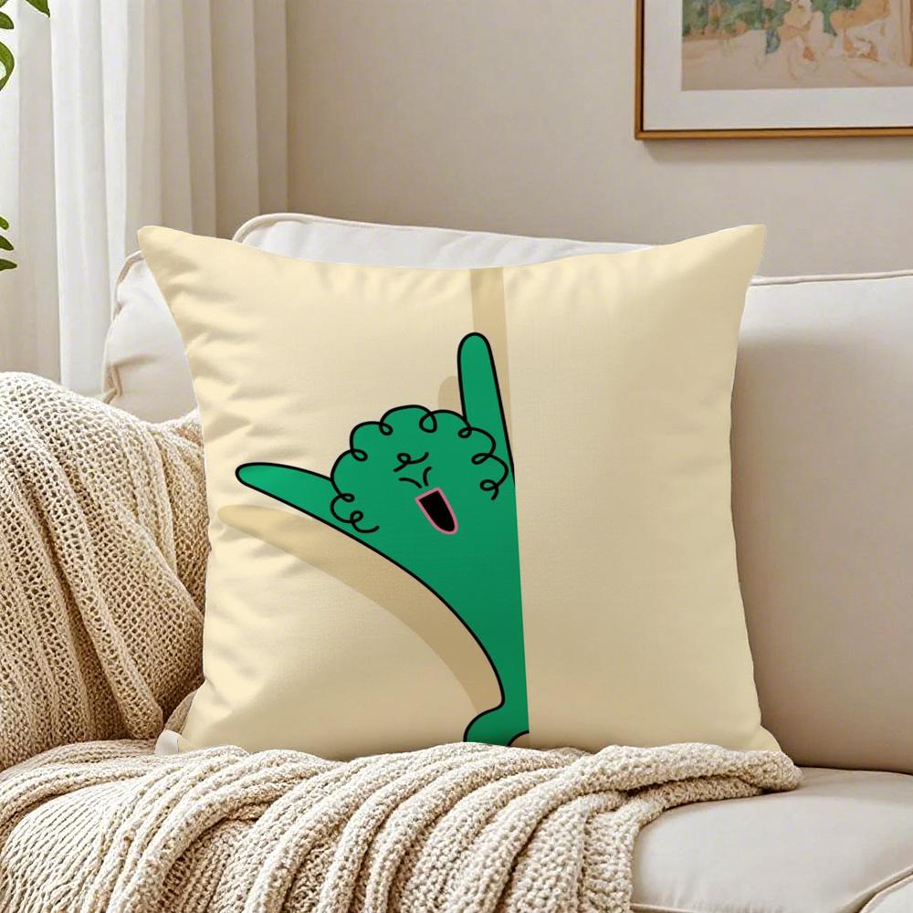 Peek Boo Animals Cushion Cover Pillowcase Antidustmite Living Room Sofa Decor Cushion Room