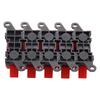 Car Distribution Block 1 in 4 out 4-way Fuse Holder 200A  Multi-pole Fuse Block