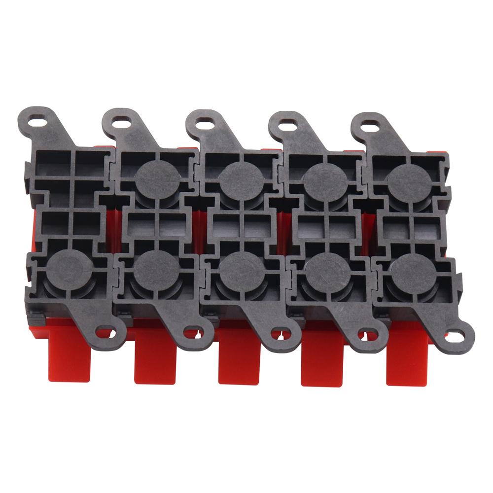 Car Distribution Block 1 in 4 out 4-way Fuse Holder 200A  Multi-pole Fuse Block