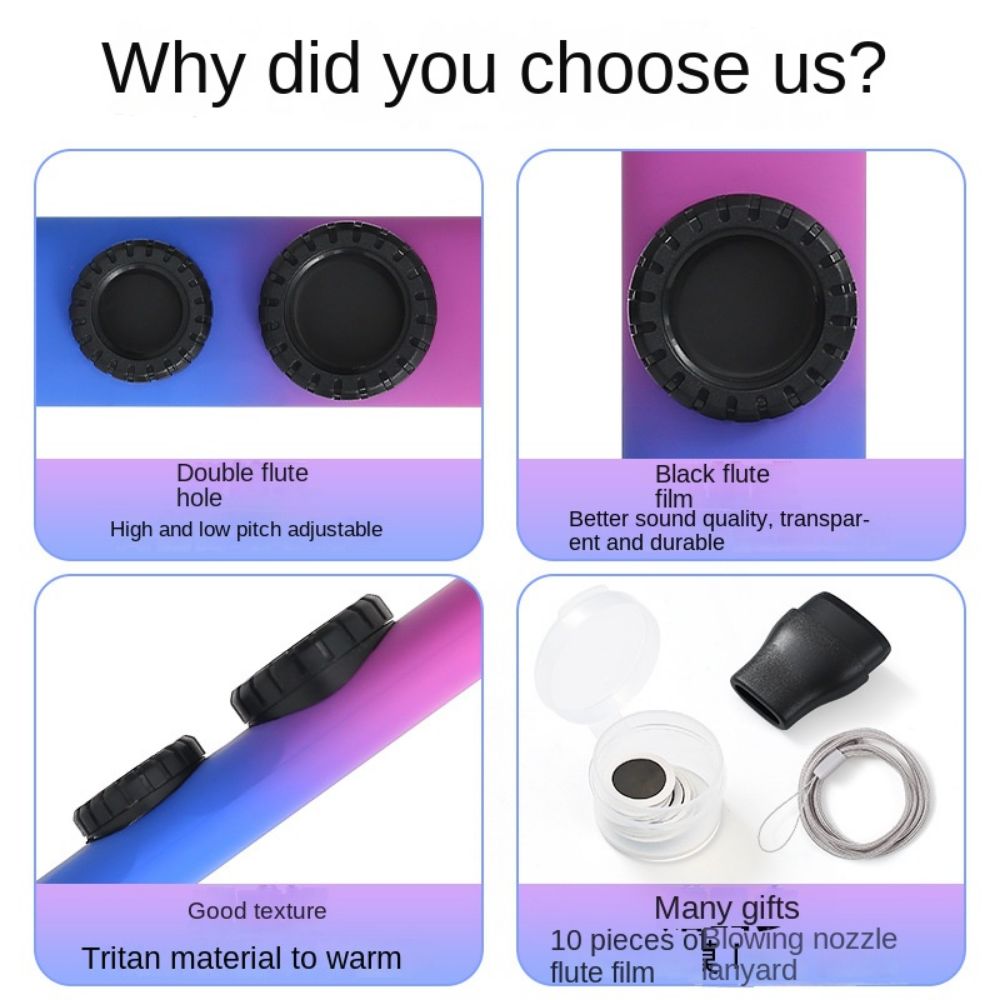 Learn Easily Colored Kazoos Double Film ABS Kazoo Instrument Kazoo Instrument  Music Lover