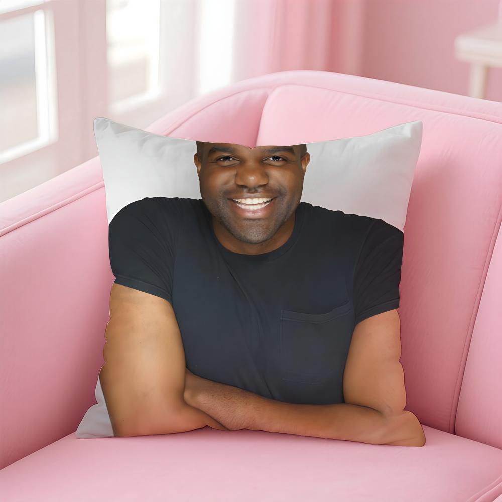 

CCarl ClemonsHopkins Cushion Cover Pillow Case Soft Friendly Fabric Concealed Zipper 30X30cm