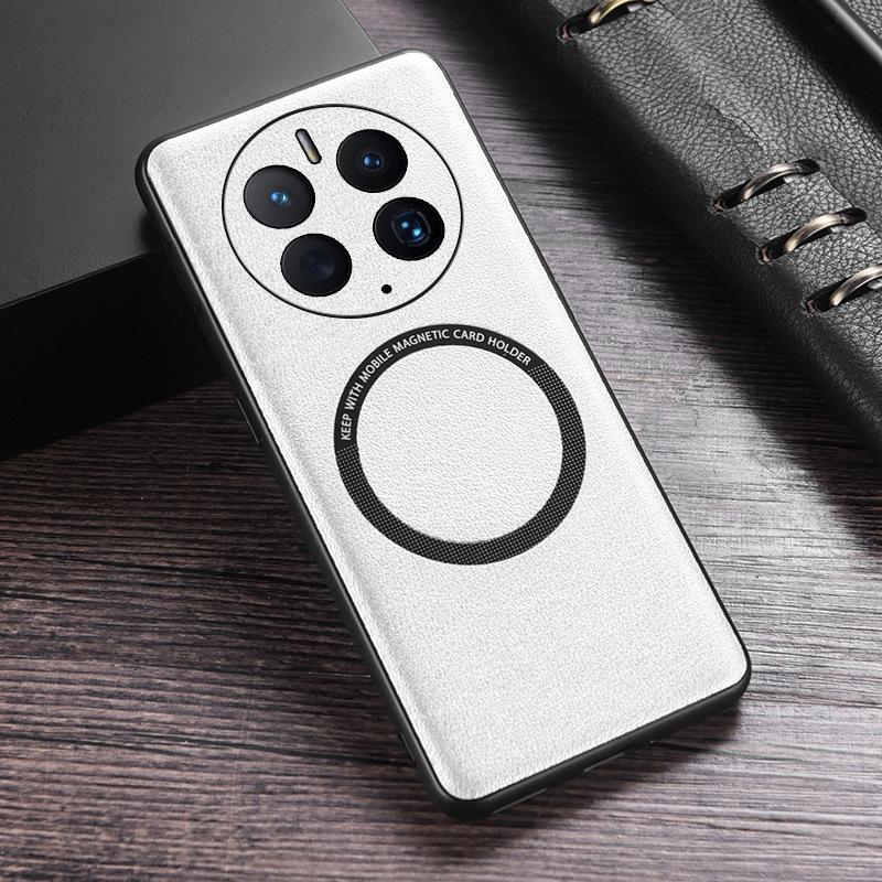PU Leather Wireless Charging For Magnetic Case For Huawei Mate 0 Pro Mate0 Pro G Soft Back Cover